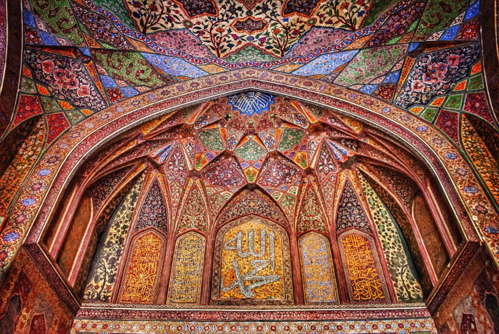 Unexplored Lahore Wonders: Intricate tile work and frescoes inside Wazir Khan Mosque